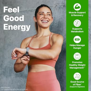 Orgain Organic Vegan Protein Powder, Creamy Chocolate Fudge - 21g Plant Protein, 6g Prebiotic Fiber, Low Net Carb, No Lactose Ingredients, No Added Sugar, Non-GMO, For Shakes & Smoothies, 2.03 lb - Image 4