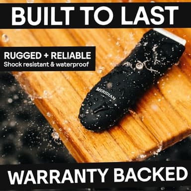 Meridian Ball Trimmer Men Body Hair Trimmer for Men and Women Hair and Beard Trimmer for Men and Women Beard and Body Trimmer for Men and Women Bikini Trimmer Onyx - Image 2