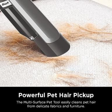 Shark WV201 WANDVAC Handheld Vacuum, Lightweight at 1.4 Pounds with Powerful Suction, Charging Dock, Single Touch Empty and Detachable Dust Cup,Graphite, Slate - Image 6