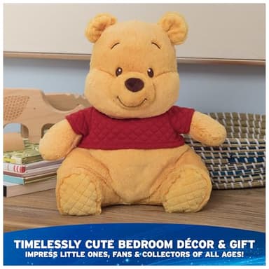 GUND Disney Official Winnie The Pooh Oh So Snuggly Plush, Teddy Bear Stuffed Animal for Babies and Infants, Yellow, 12.5” - Image 8
