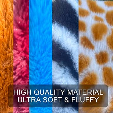 Jalousie 5 Pack Stuffingless Dog Squeaky Toys Dog Toy w/Durable Liner No Stuffing Dog Toy - Dog Toys Crinkle Paper Squeaker Toy for Medium Large Dogs (5 Pack - Large - Premium Furrrr) - Image 6