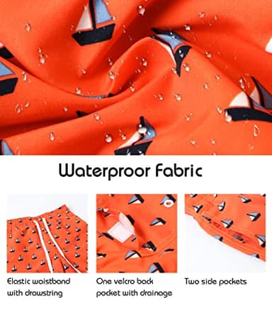 Rolimaka 3 Pack Boy's Swim Trunks Kid Board Shorts with Mesh Lining Youth Swimwear 10 12 - Image 5