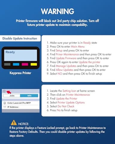 414X Toner Cartridge (with Chip) Replacement for HP 414X Toner Cartridges 4 Pack High Yield, Works with HP Color Laserjet Pro MFP M479fdw Toner, Color Laserjet Pro M454dw M454dn M480f M455dn Printer - Image 7