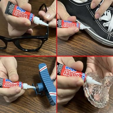 3 Gram (Pack of 24) Single Use Super Glue Liquid, Super Fast, Thin & Strong Adhesive Superglue, Cyanoacrylate Glue for Hard Plastics, DIY Craft, Ceramics, Leather, Metal Etc - Image 6