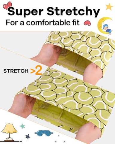 DAUGHTER QUEEN Boys Pajamas 18-24 Months Summer PJs Golf Pj Sets Baby Toddler 100% Cotton Short Sleeve Jammies Ball Sleepwear Tennis Clothes Outfits 18m/Mo 24m/Mth - Image 3