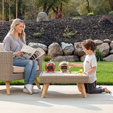 Glass Cookie Jars for Kitchen Counter (3 Pack) 75oz Food Storage Canisters with Airtight Lids + Marker & Labels, Coin & Penny Jar for Candy Buffet, Coffee, Laundry Detergent Holder - Image 3