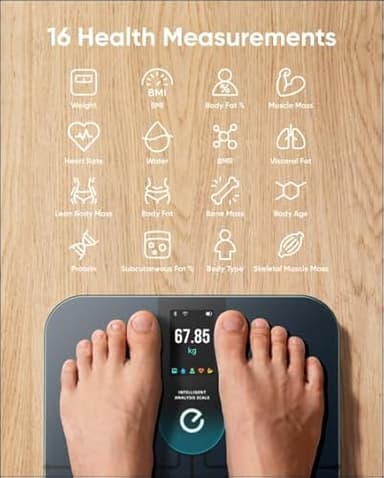 eufy by Anker Smart Scale P3, Digital Bathroom Scale for Body Weight, FSA HSA Eligible, 3D Virtual Body Mode, 16-Measurement Digital Bluetooth and WiFi Weight Scale with bmi, Body Fat, Muscle Mass - Image 4