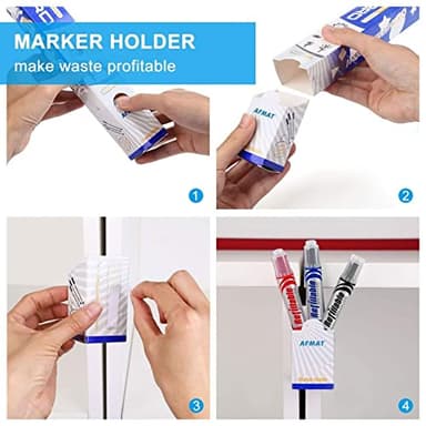 White Board Wallpaper, White Board Roll, Stick on White Boards for Wall, 1.44x11ft Peel and Stick Dry Erase Roll, Stain-Proof, Super Sticky Whiteboard Sticker Wall Decal for Wall/Table/Door,3 Markers - Image 7