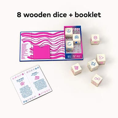 Chronicle Books Posi Vibes Fortune-Telling Dice, Multicolor - Image 3