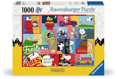 Ravensburger Peanuts Moments 1000 Piece Jigsaw Puzzle - 12000750 - Handcrafted Tooling, Made in Germany, Every Piece Fits Together Perfectly - Image 1