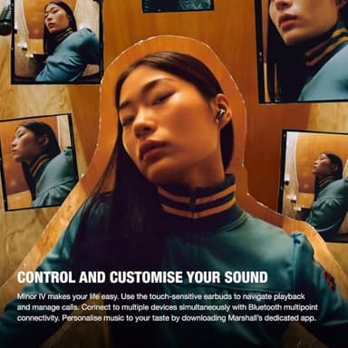 Marshall Minor IV True Wireless Earbuds - Black - Image 5