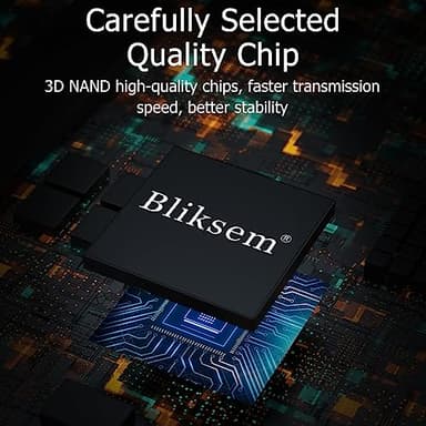 Bliksem SSD 256GB SATA III 6Gb/s Internal Solid State Drive 2.5″ 7mm(0.28″) 3D NAND TLC Chip Up to 550 Mb/s for Laptop and Pc KD650 (Black 256GB) - Image 8