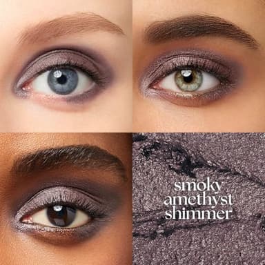 Julep Eyeshadow 101 Cream-to-Powder Waterproof Shadow Stick – Smoky Amethyst Shimmer – Long-Lasting, Crease-Proof, Rich Purple Shimmer Cream Eyeshadow with Built-in Smudger - Image 2