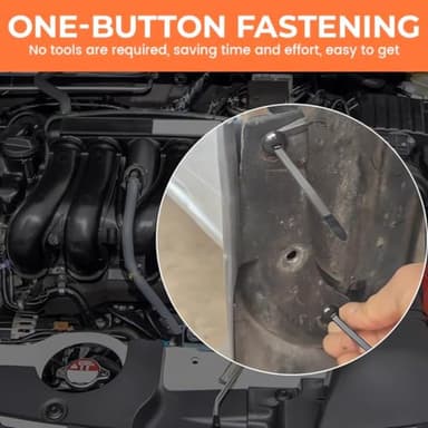 100PCS Nylon Universal Cable Tie Buckle 2026 Upgrade Multipurpose Plastic Cable Ties Tool Heavy Duty Self Locking Nylon Zip Ties UV Resistant Black Zipties for Car Daily Repair (20PCS) - Image 4