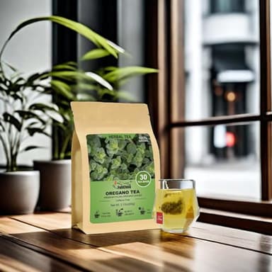FullChea - Oregano Tea Bags, 30 Teabags, 2g/Bag - Premium Oregano Leaves - Non-GMO - Caffeine-Free - Support Digestion & Boost Immunity - Image 4
