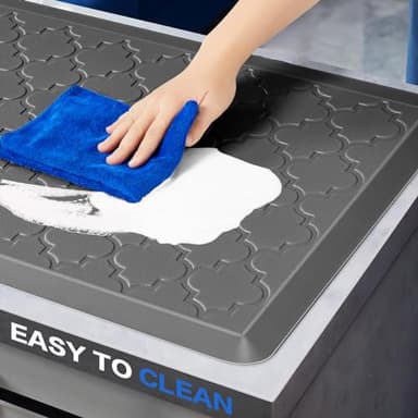 Villsure Kitchen Mat and Rugs, Cushioned Anti Fatigue Kitchen Mats, 1/2 Inch Thick Waterproof Non-Slip Kitchen Runner Rug, Heavy Duty Ergonomic Comfort Standing Desk Mat for Kitchen, Office, Laundry - Image 3