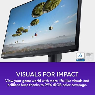 Alienware AW2524HF Gaming Monitor - 24.5-inch (1920x1080) 500Hz (Overclock) 0.5ms Display, Height/Tilt/Swivel/Pivot Adjustability, 3yr Advanced Exchange-Black - Image 4