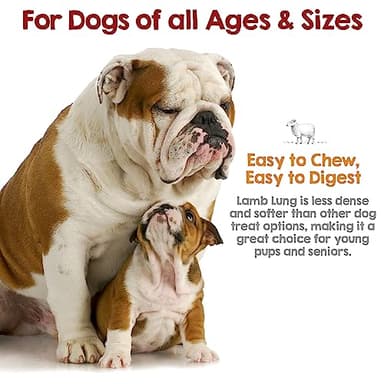 Riley's Premium Dehydrated Lamb Lung Dog Treats - Sourced in USA, Made in USA - Air Dried Crunchy & Delicious Lamb Dog Treats - 6 oz - Image 4