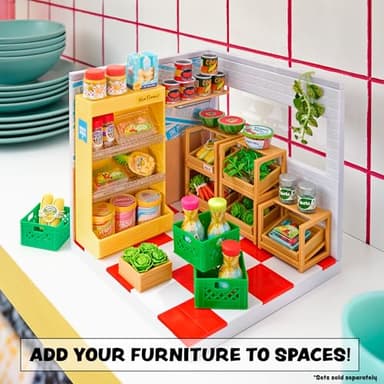 MGA's Miniverse Make It Mini Spaces Furniture, Mystery Surprise Packaging, Mini Collectibles, Replica Food, Replica Plants, Customize, DIY Crafts, Hobby, Collectors, Display, Gifts, 8+ - Image 7