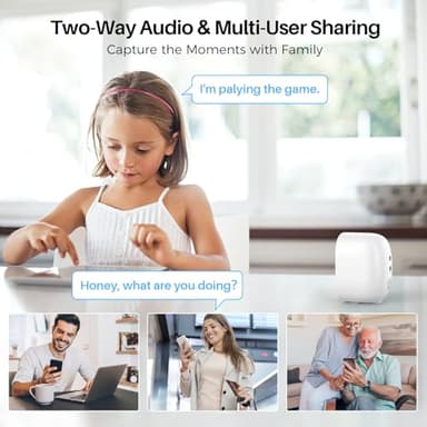 MaxiViz 2K Security Cameras Wireless Outdoor, Battery Powered WiFi Cameras for Home Security Indoor with AI Motion Detection, Color Night Vision, 2-Way Talk, IP66, SD/Cloud Storage, 2 Pack - Image 6