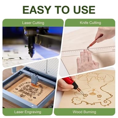 Rowood 24 Pack Basswood Sheets,12x12x1/8inch,3mm Basswood for Laser Cutting,Adult Craft Kits,Thin Plywood Board Unfinished Wood,DIY Ornaments and Architectural Model - Image 4