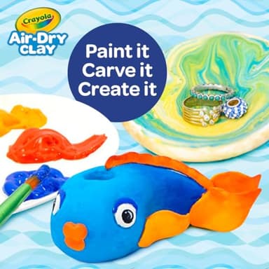 Crayola Air Dry Clay (5lbs), Teacher Supplies, Natural White Modeling Clay for Kids, Sculpting Material, Bulk Craft Supplies, School Classroom Must Haves - Image 5