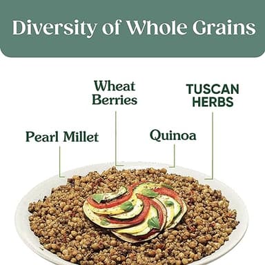 SEEDS OF CHANGE Organic Super Grains Tuscan Herbs Side Dish, 8 Oz Pouch (6 Count Case) - Image 4