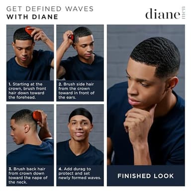Diane Prestige 2-Sided Club Wave Brush, D1752 - Image 4