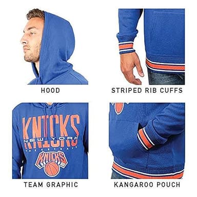 Ultra Game NBA Men's Soft Fleece Hoodie Sweatshirt X-Large - Image 5