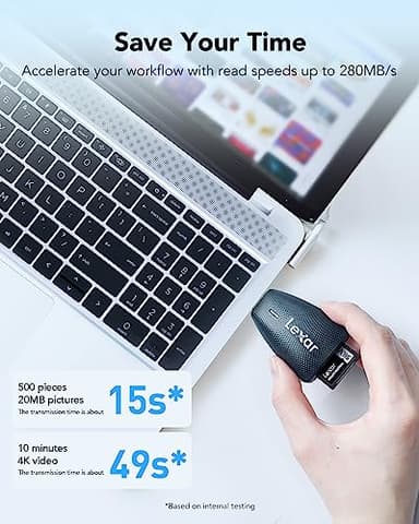 Lexar 256GB (2-PK) Professional SILVER PRO SD Card, UHS-II, C10, U3, V60, Full HD, 4K, Up To 280MB/s Read SDXC Memory Card, for Professional Photographer, Videographer, Enthusiast (LSDSIPR256G-B2NNU) - Image 3