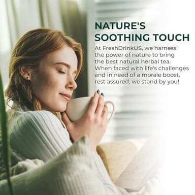 FreshDrinkUS StrongerLungs 20 Tea Bags - Mullein Leaf, Ginseng, Elderberry, Ginger & Thyme - Supports Lung Cleanse, Congestion Relief & Mucus Detox - Caffeine-Free & All-Natural - Image 8