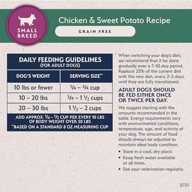 Natural Balance Limited Ingredient Small Breed Adult Grain-Free Dry Dog Food, Chicken & Sweet Potato Recipe, 4 Pound (Pack of 1) - Image 9