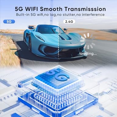 Wireless HDMI Transmitter and Receiver 328FT/100M,4K Decode 1080P Output Wireless HDMI Extender,2.4G/5G Plug&Play Portable Wireless,for Streaming Video and Audio to Monitor from Laptop/TV Box - Image 5
