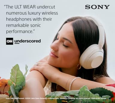Sony ULT WEAR Over-Ear Noise Cancelling Bluetooth Headphones with Alexa Built-in, Comfortable Design, 30-Hour Battery, Massive Bass, Black - Image 4