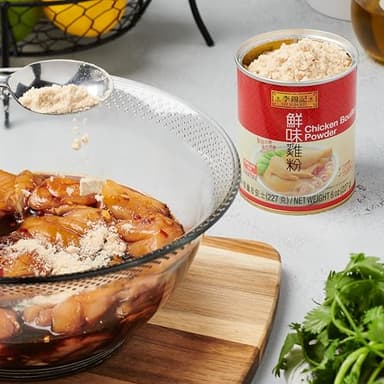 Lee Kum Kee Chicken Bouillon Powder (8 oz - 24 Pack) - Gluten Free, Authentic Chicken Flavor for Soups, Stews, Marinades, Porridge, Seafood, and Seasoning WonTon Soups - Image 4
