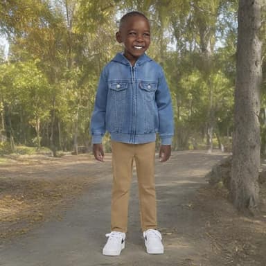Levi's baby boys Hoodie, Sea Salt, 12 Months US - Image 9