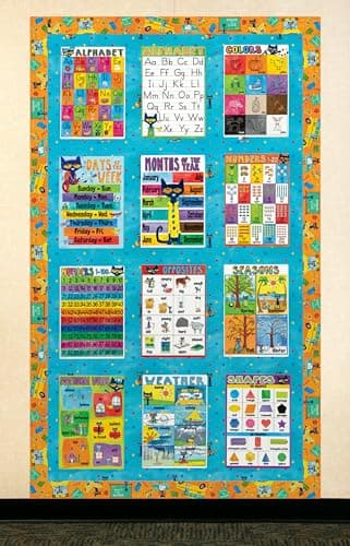 Teacher Created Resources Pete The Cat® Early Learning Small Poster Pack (EP62002), 11.00" x 15.00" - Image 5