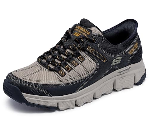 Skechers Men's Summits at Hands Free Slip-in Sneaker,Taupe/Black,9 - Image 1