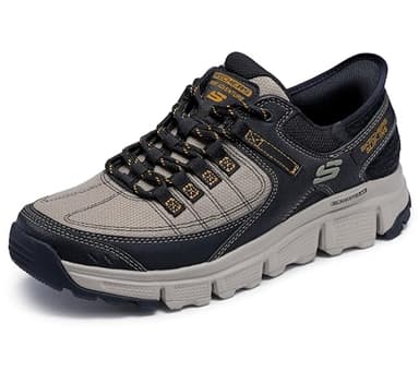 Skechers Men's Summits at Hands Free Slip-in Sneaker,Taupe/Black,9 - Image 1