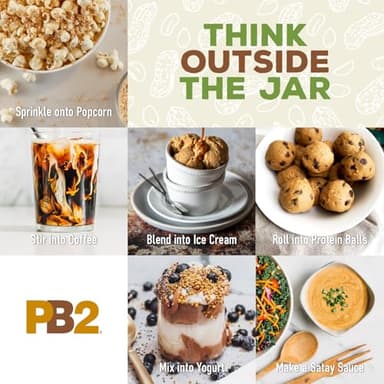 PB2 Organic Powdered Peanut Butter | USDA Organic Certified, Non-GMO Project Verified, Gluten-Free Peanut Butter Powder | Vegan, Keto Friendly | 24oz Resealable Jar - Image 7