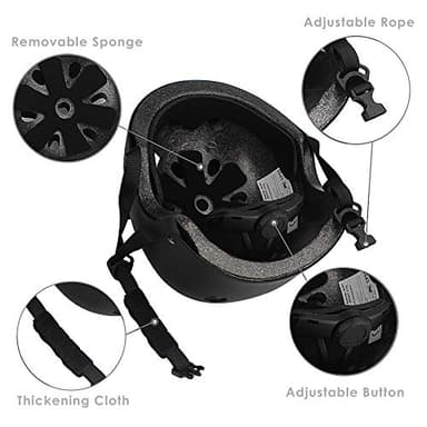 S SPOFINE Kids Bike Helmet, Toddler Helmet for Youth Adult, Knee Pad Elbow Pad Wrist Guard Protective Gear Set for Skateboard, Bike, Skating, Cycling - Image 2