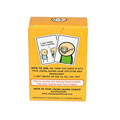 Deck Enhancement #1 - The first expansion of Joking Hazard Comic Building Card - Party Game by Cyanide and Happiness for 3-10 players , Orange, Medium - Image 2