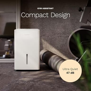 hOmeLabs 25 Pint Wi-Fi Dehumidifier for up to 3,500 Sq Ft Rooms (MAX 64 Pint at 95°F, 90% RH) – High-Efficiency Moisture Removal for Medium to Large Spaces with Auto Shut-Off and Quiet Operation - Image 4