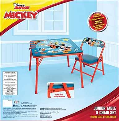 Mickey Mouse Jr. Activity Table Set with 1 Chair - Image 5