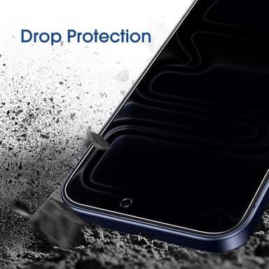 amFilm OneTouch Privacy Screen Protector for iPhone 17 Pro Max + Camera Lens Protector | Auto-Alignment install | Bubble Free | 9H Tempered Glass | Shatterproof | Anti Privacy | Case Friendly 2+4 Pack - Image 6