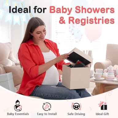 Dual Baby Car Camera for 2 Kids – 6.9” Split Screen Ultrawide HD Display with 2 Cameras, IR Night Vision, Easy Installation, Dual Car Camera Baby Monitor for Infant & Toddler Safety by Fodkh - Image 9