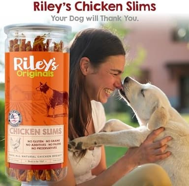 Riley's Chicken Sticks for Dogs - Natural USA Sourced Single Ingredient Dehydrated Real Meat Chicken Slims Jerky Treats, Made in The USA - 6 oz - Image 8