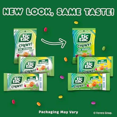 TIC TAC CHEWY! Sour Adventure Candy, Bulk 24 Pack, Sour Candy, 1.8 oz Each (Packaging May Vary) - Image 7
