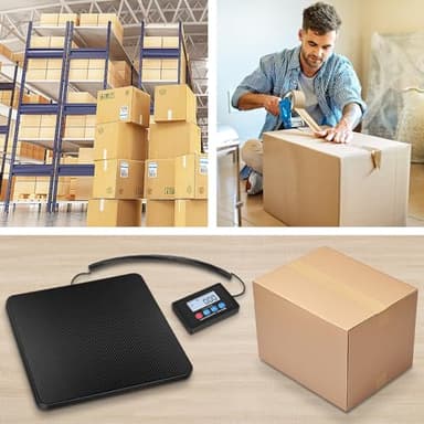 Fuzion Shipping Scale, 440LB x 10g High Accuracy Postal Scale, Hold/Tare Function, Digital Shipping Postal Scale for Packages, Postage, Luggage, Mailing, Battery & AC Adapter Included - Image 7