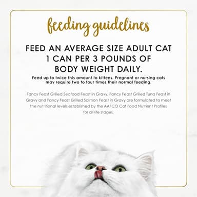 Purina Fancy Feast Grilled Wet Cat Food Seafood Collection in Wet Cat Food Variety Pack - (Pack of 24) 3 oz. Cans - Image 9